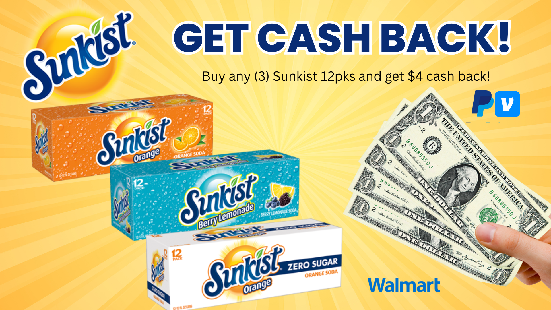 Sunkist Digital Promotions Mobile $4 Walmart