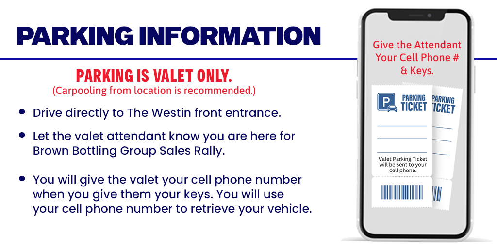 Sales Rally Parking Information 2026