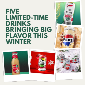 Five limited-edition winter drinks available from Brown Bottling Group in 2026