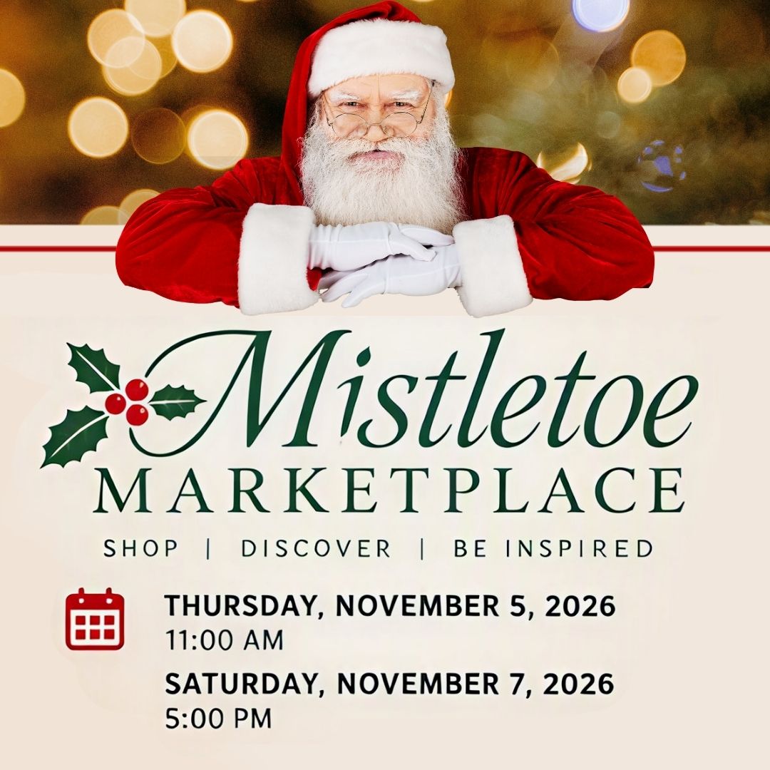 Mistletoe Marketplace 2026 in Jackson Mississippi sponsored by Brown Bottling Group